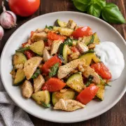 Курица с кабачками